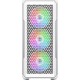 Корпус 2E Gaming Hexagon G338W, без БЖ, 2xUSB 3.0, 1xUSB Type-C, 1x120mm, 3x120mm ARGB, TG Side Panel, AT (2E-G338W)