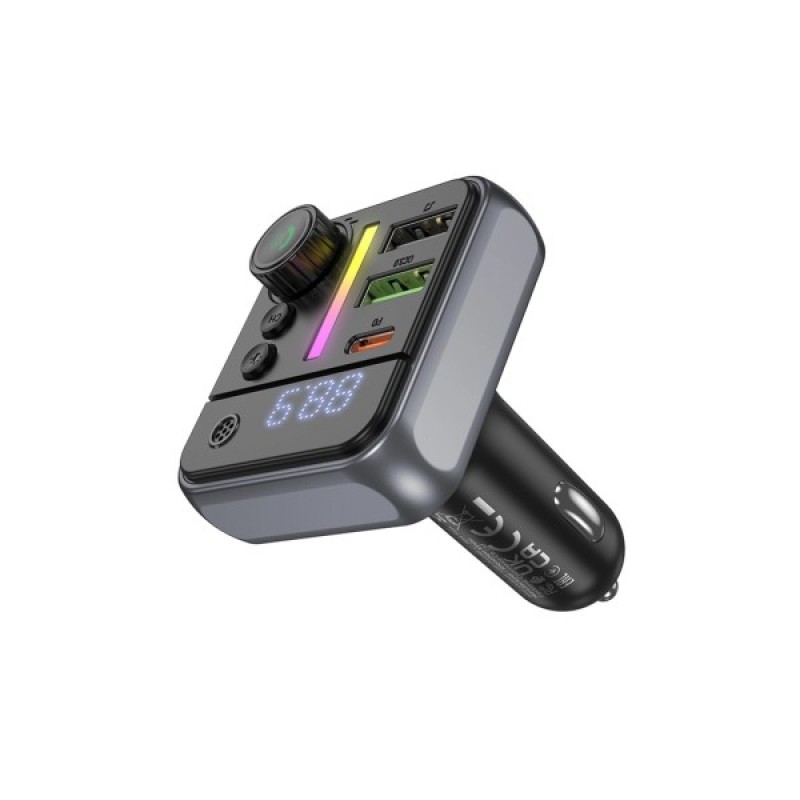 FM модулятор BOROFONE BC50, Black, Box
