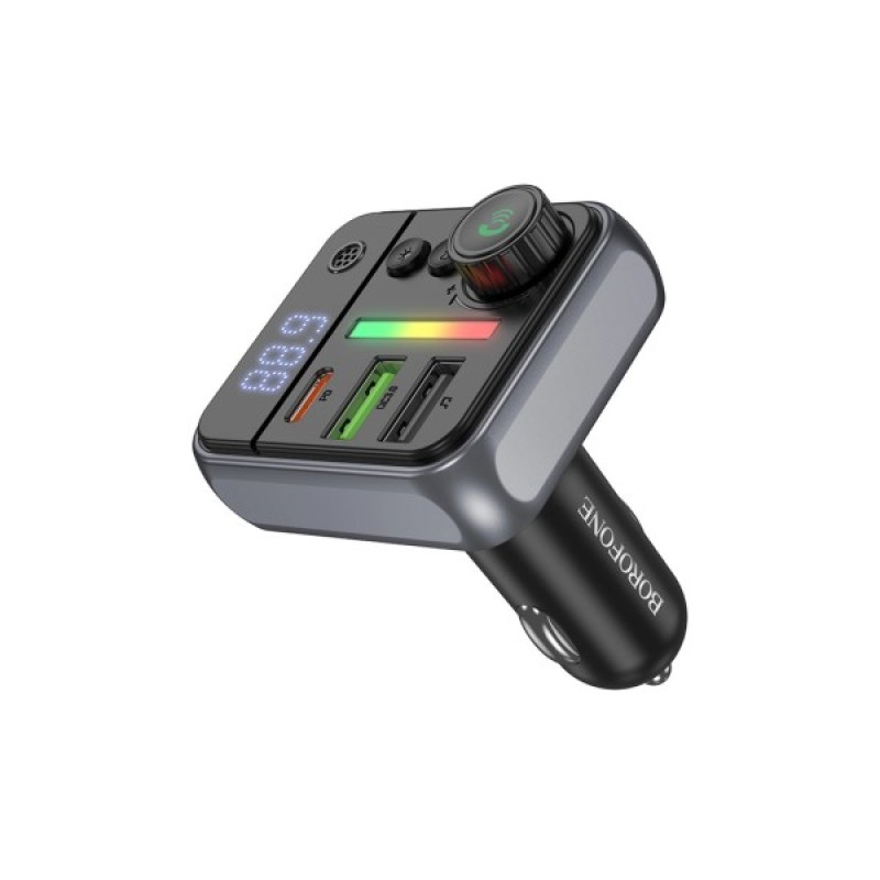 FM модулятор BOROFONE BC50, Black, Box