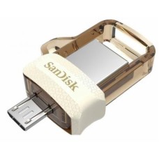 USB флеш накопичувач SanDisk 64GB Ultra Dual Drive m3.0 White-Gold USB 3.0/OTG (SDDD3-064G-G46GW)