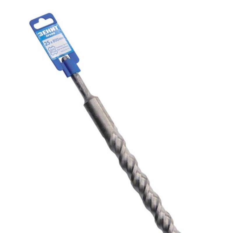 Бур Зеніт "ПРОФІ" SDS-Plus 25x800 мм, спіраль 4S (20025800)