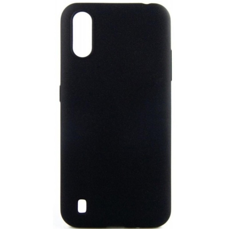 Чохол до мобільного телефона Dengos Carbon Samsung Galaxy A01, black (DG-TPU-CRBN-54) (DG-TPU-CRBN-54)