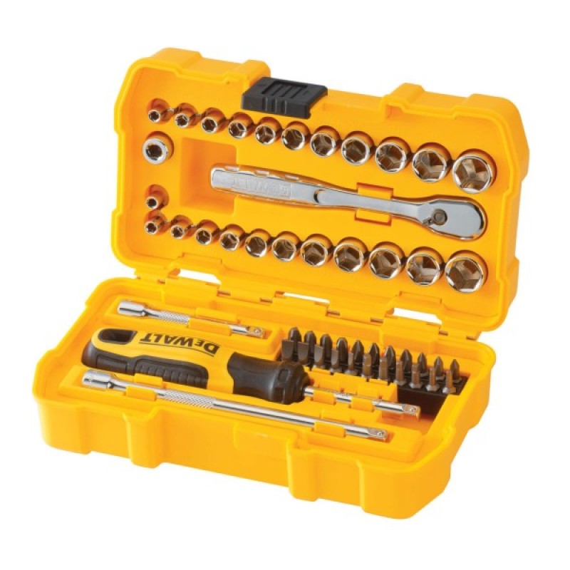 Набір інструментів DeWALT головок та біт 1/4", 50 шт. (DWMT81610-0)
