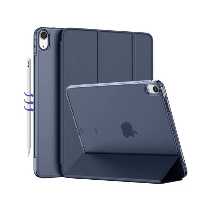 Чохол до планшета BeCover Tri Fold Hard Apple iPad Air (4/5) 2020/2022 10.9" Deep Blue (711128)