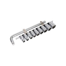 Набір головок Toptul торцевих на планці 1/2" (GAAG1010)