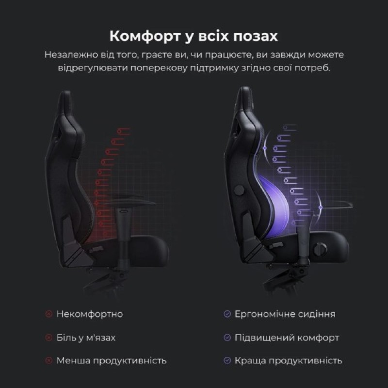 Крісло ігрове Anda Seat Kaiser 4 PVC Size XL Maroon (AD12YDDC-XLL-20-A-PV/C)