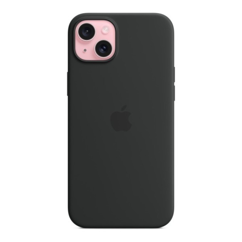Чохол до мобільного телефона Apple iPhone 15 Plus Silicone Case with MagSafe Black (MT103ZM/A)