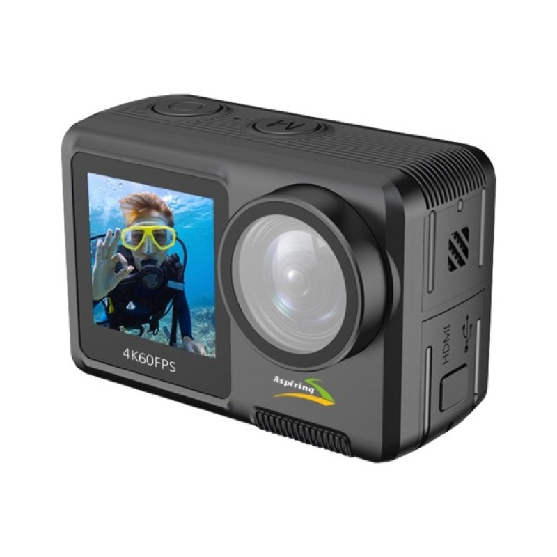 Екшн-камера Aspiring Repeat 4 ULTRA HD 4K DUAL SCREEN (86ASZE21PB)