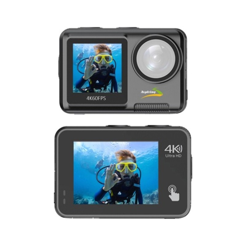 Екшн-камера Aspiring Repeat 4 ULTRA HD 4K DUAL SCREEN (86ASZE21PB)
