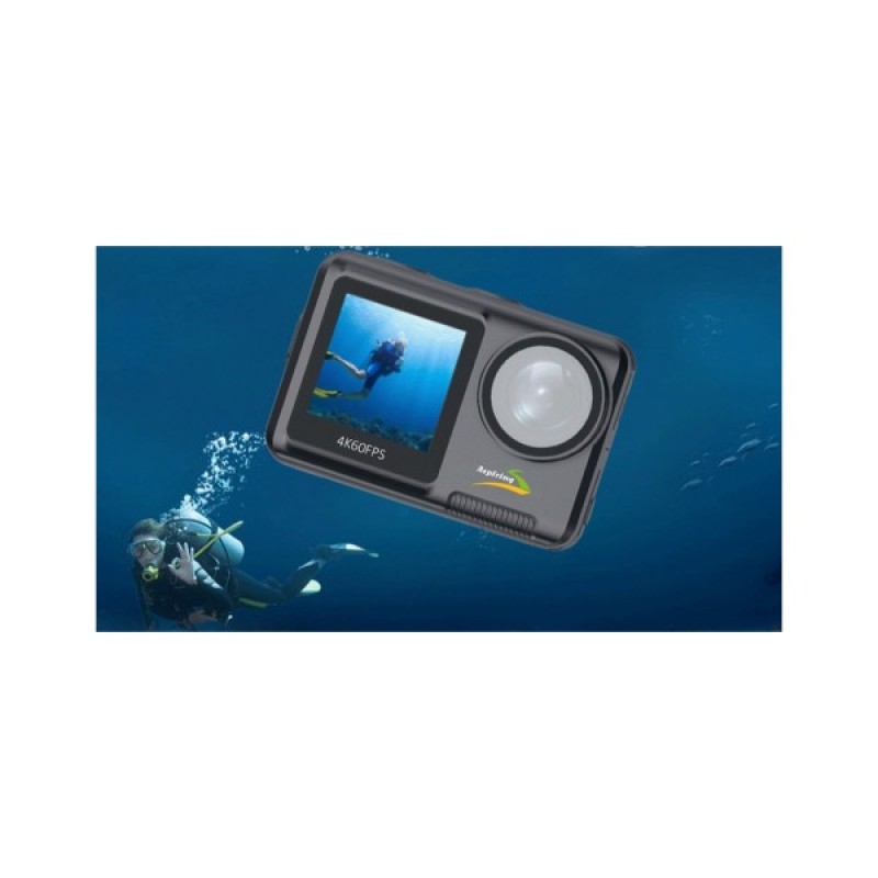Екшн-камера Aspiring Repeat 4 ULTRA HD 4K DUAL SCREEN (86ASZE21PB)