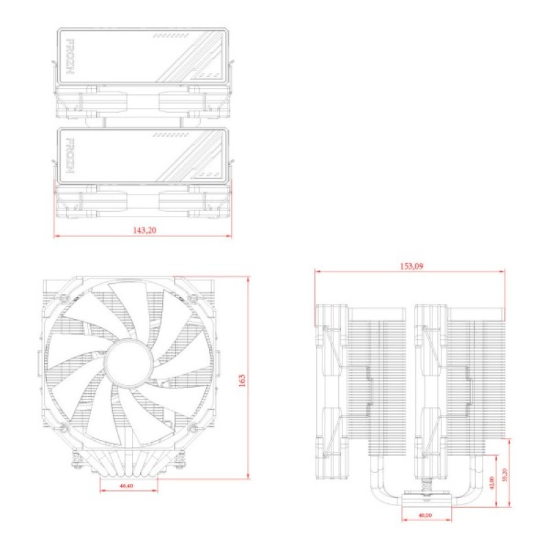 Кулер до процесора ID-Cooling FROZN A720 Black