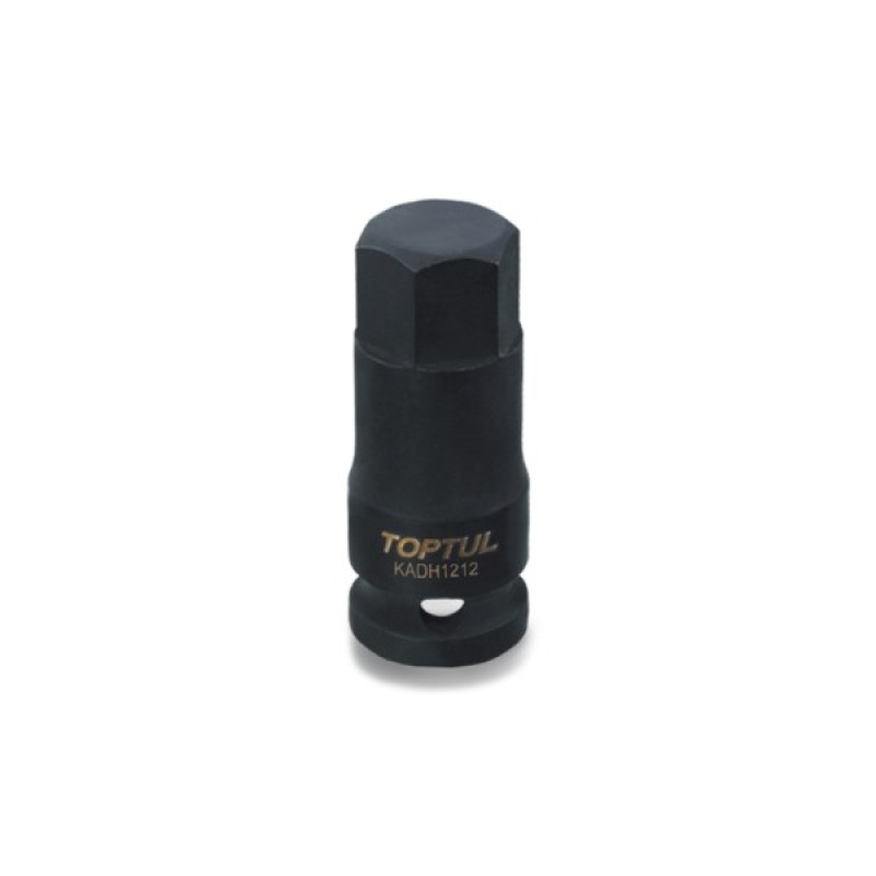 Головка торцева Toptul ударна HEX 1/2" 19мм (KADH1619)