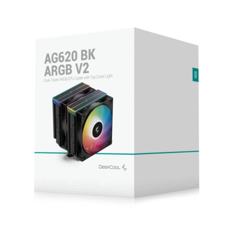 Кулер до корпусу Deepcool AG620 BK ARGB V2 (R-AG620-BKAMMN-GJD)