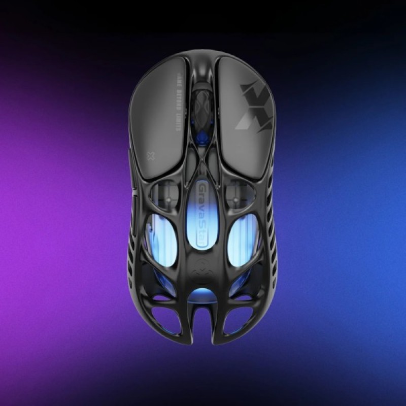 Мишка GravaStar Mercury X Wireless/Bluetooth/USB Black (GSX_BLK)