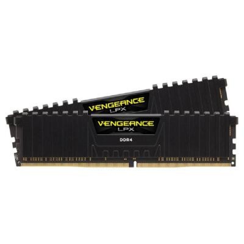 Модуль пам'яті для комп'ютера DDR4 16GB (2x8GB) 3000 MHz Vengeance LPX Black Corsair (CMK16GX4M2B3000C15)