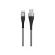 Дата кабель USB 2.0 AM to USB-C 1.0m 2.4A nylon BX32 black BOROFONE (6931474710451)