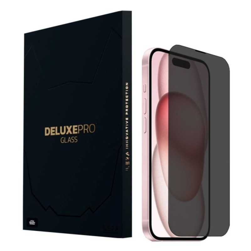 Скло захисне iLera DeLuxe Incognito iPhone 15 Plus (ILINDL15PS)
