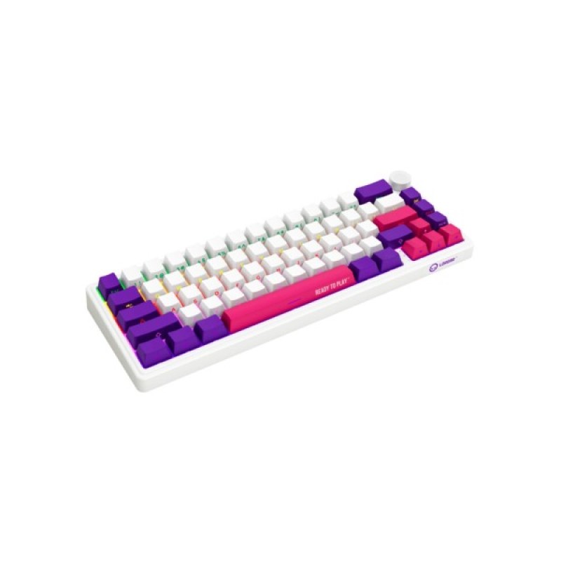 Клавіатура Lorgar KBP70MW Pro RGB Wireless/Bluetooth/USB UA White (LRG-KBP70MW-WH-US)