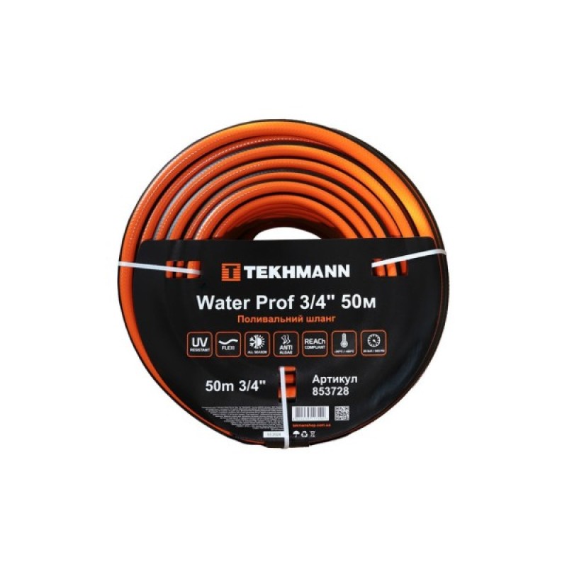 Шланг для поливу Tekhmann Water Prof 3/4'' 50 м (853728)