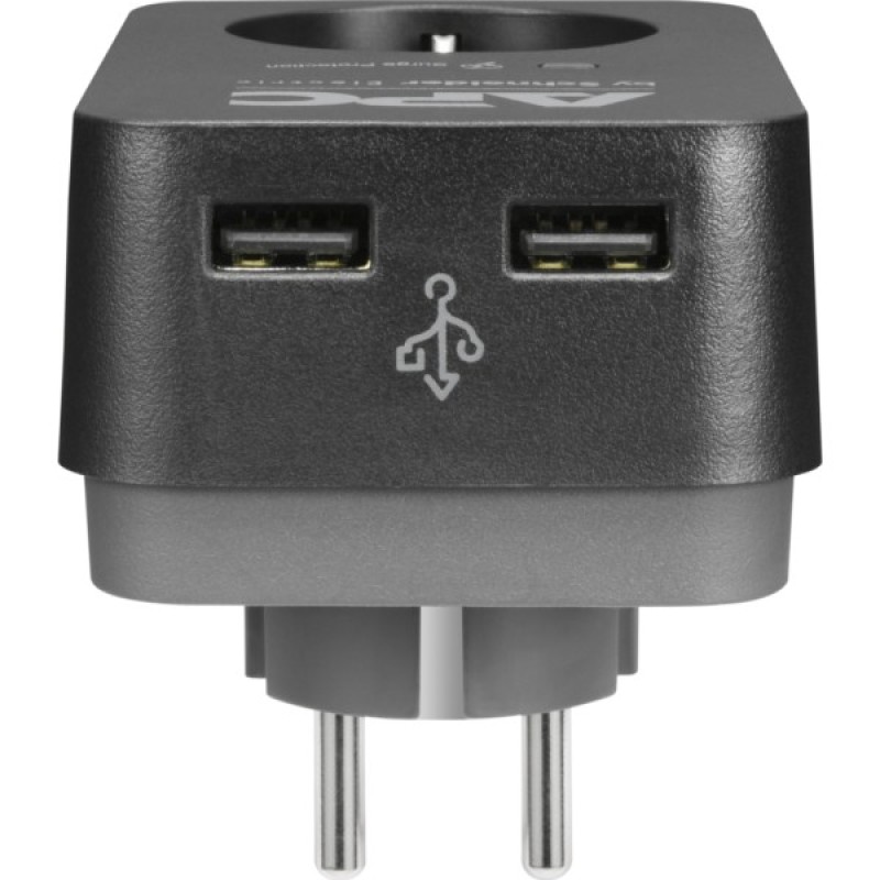 Мережевий фільтр живлення APC Essential SurgeArrest 1 Outle, 2 USBt (PME1WU2B-RS)