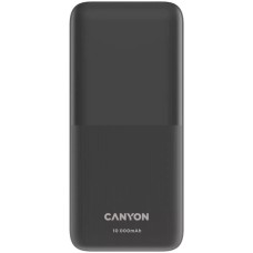 Батарея універсальна Canyon PB-1010 10000 mAh PD/22.5W QC/3.0 Black (CNE-CPB1010B)