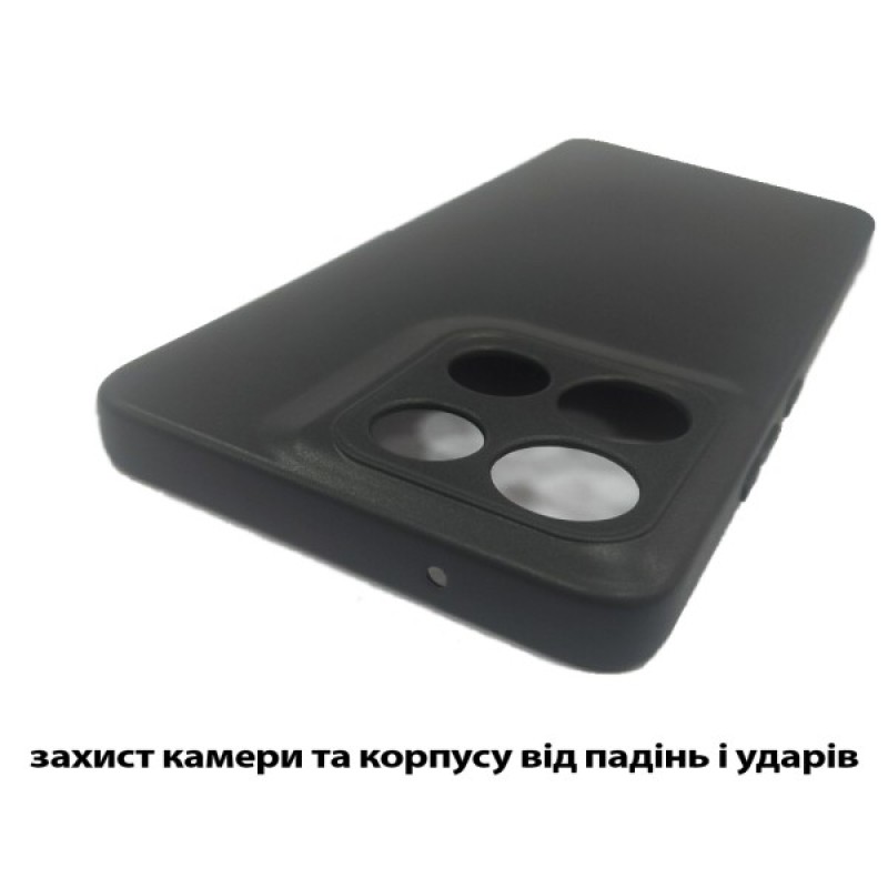 Чохол до мобільного телефона BeCover Silicone Motorola Moto G86 Black (713768)