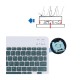 Клавіатура BeCover (245х150 мм) Bluetooth UA Dark Green (713406)