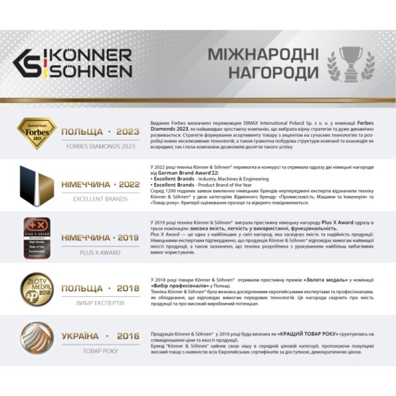 Автоматичне введення резерву (АВР) Konner&Sohnen KS ATS 4/100HD, 230-400В, 100А 22.3кг (KSATS4/100HD)