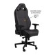Крісло ігрове GT Racer X-8009 Dark Gray/Black (X-8009 Fabric Dark Gray/Black)