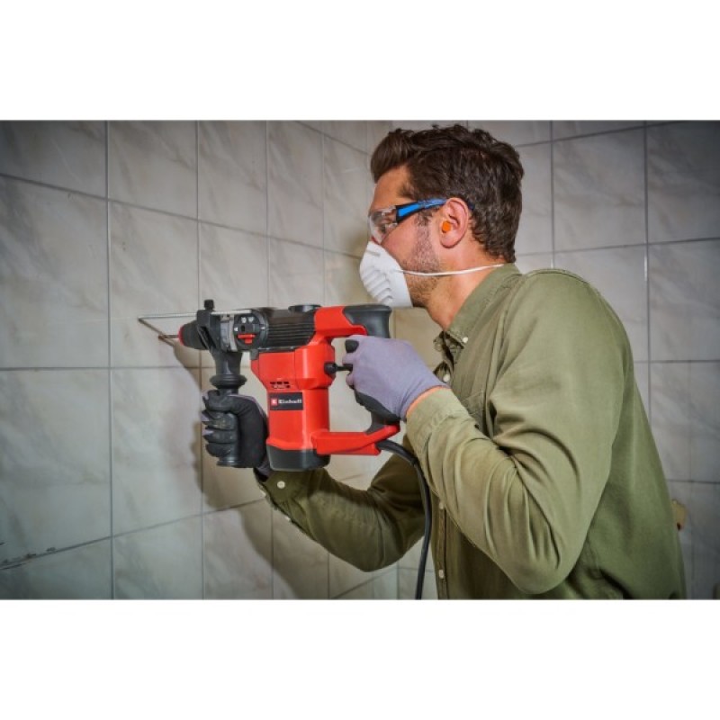 Перфоратор Einhell TC-RH 28 3F, 950 Вт, SDS+, бочковий, 3.5 Дж, 990 об/хв, кейс (4258002)