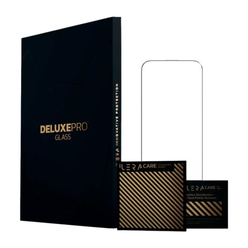 Скло захисне iLera DeLuxe Original Glass iPhone 15 Pro Max (ILFCDL15PRMX)