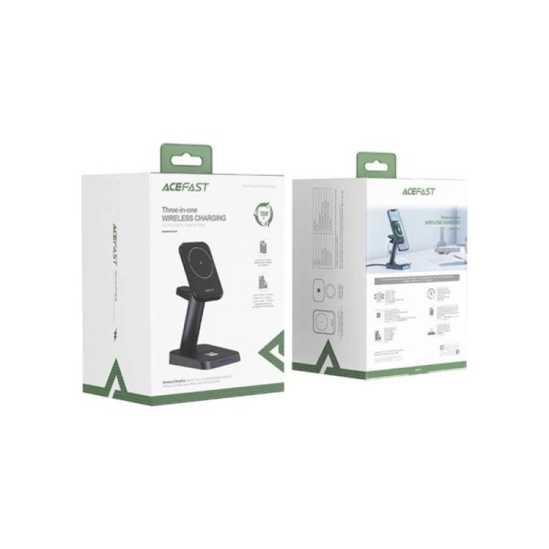 Зарядний пристрій Acefast Wireless QI 3in1 18W E3 (6974316280903)