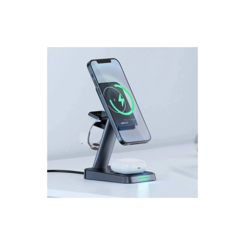 Зарядний пристрій Acefast Wireless QI 3in1 18W E3 (6974316280903)