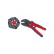 Затиск для клем KNIPEX MultiCrimp, зі змінними матрицями (97 33 02)