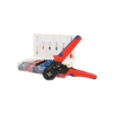 Затиск для клем Voltronic HCS8 6-4A, red + набір кабельних наконечників (HCS8 6-4A+VE800)