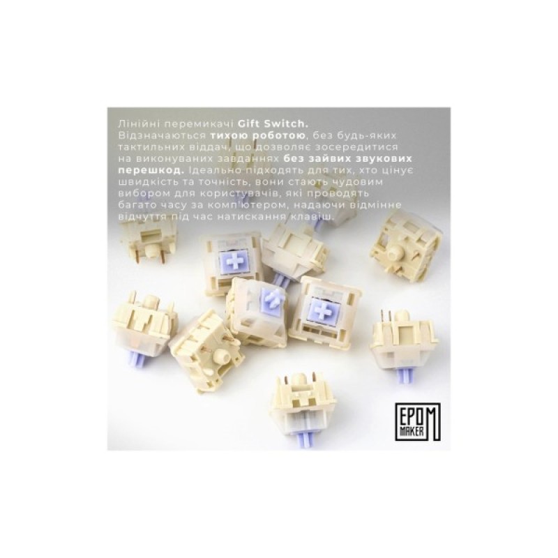 Клавіатура Epomaker AK820 Pro 75 Gift Switch Hot-Swap RGB USB/Wireless/Bluetooth/USB UA Black (AK820-PRO-B-G)