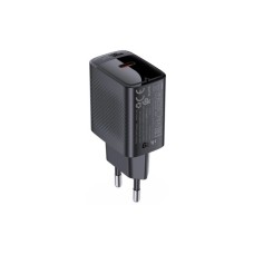 Зарядний пристрій Acefast A82 USB-C PD20W GaN Black (6974316283232)