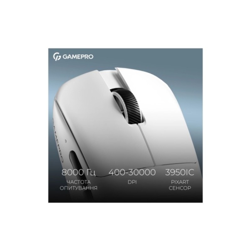 Мишка GamePro Asgard Odin 8K Wireless/USB White (GM035W)