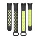 Ремінець до фітнес браслета BeCover Vents Style для Xiaomi Mi Smart Band 10 Black-Green (713629)