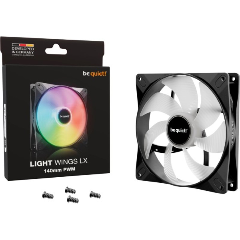 Кулер до корпусу Be quiet! LIGHT WINGS LX 140mm PWM (BL126)