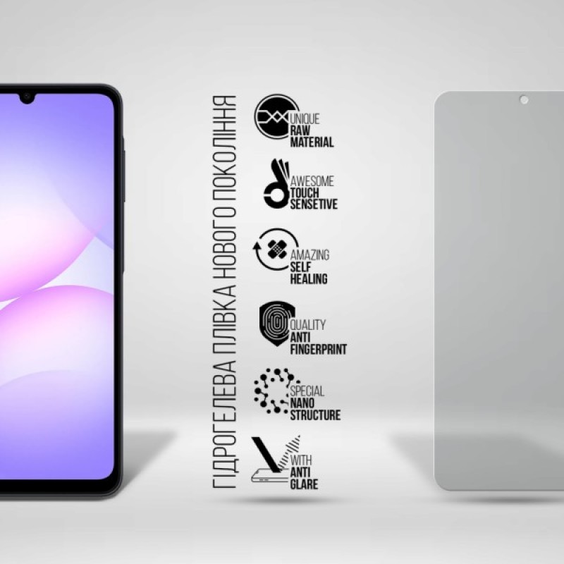 Плівка захисна Armorstandart hydrogel Matte Samsung A07 4G (ARM86497)