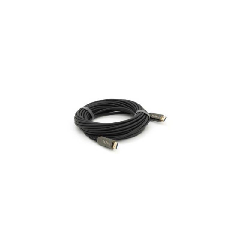 Кабель мультимедійний HDMI M to HDMI M 12.0m V2.0 4K UHD black VEGGIEG (YT-HDMI(M)/(M)HA-12/19717)