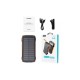 Батарея універсальна Choetech Wireless 20000mAh 20W, PD, QC/3.0, solar panel, Qi-5W, Black-Orange (B657-OR)