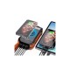 Батарея універсальна Choetech Wireless 20000mAh 20W, PD, QC/3.0, solar panel, Qi-5W, Black-Orange (B657-OR)