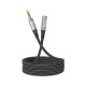 Кабель мультимедійний 3.5mm M to 3.5mm F 1.0m UPA20 3.5 audio Gray HOCO (6931474762153)
