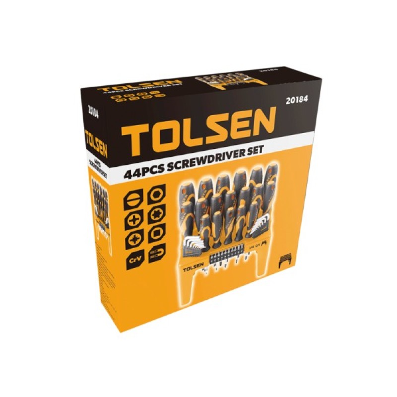 Викрутка Tolsen 44 шт (20184)