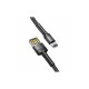 Дата кабель USB 2.0 AM to Lightning 2.0m Cafule grey+black Baseus (CALKLF-HG1)