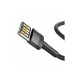 Дата кабель USB 2.0 AM to Lightning 2.0m Cafule grey+black Baseus (CALKLF-HG1)