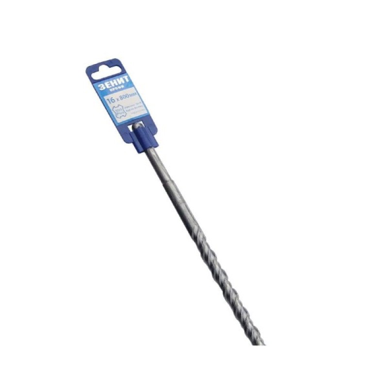 Бур Зеніт "ПРОФІ" SDS-Plus 16x800 мм, спіраль 4S (20016800)