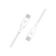 Дата кабель USB-C to USB-C 3.0m 100W white Belkin (CAB014BT3MWH)